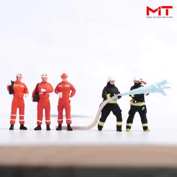 Firefighter Miniature Diorama Figures Set - Image 12