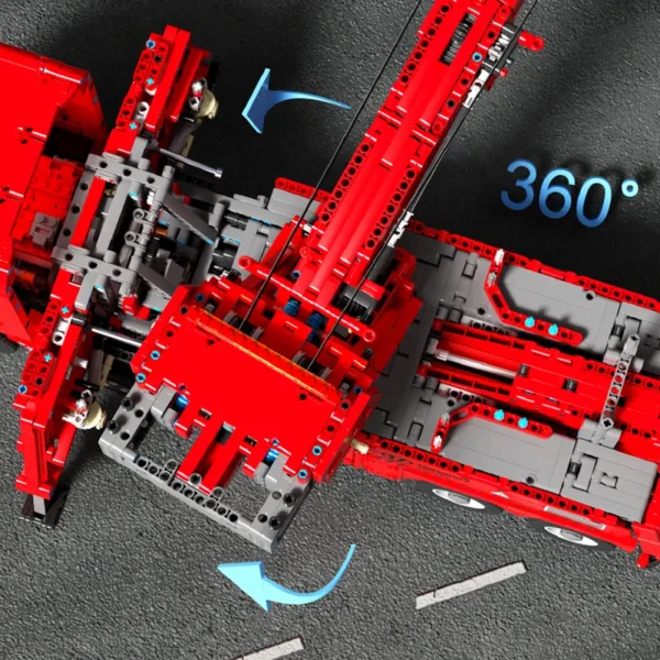 Electric Remote Control Crane Truck Building Set - Image 6