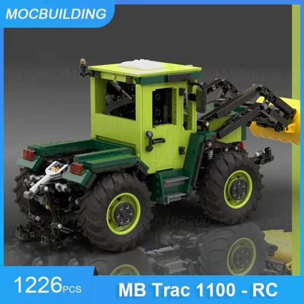 1:17 Scale Grain Cart and MB Trac 1100 Set - Image 3