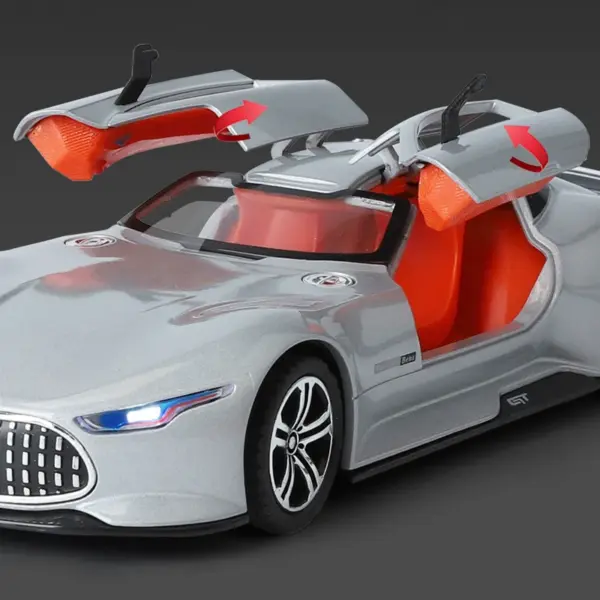 1:24 Benz Vision GT Diecast Sports Car Model - Image 4