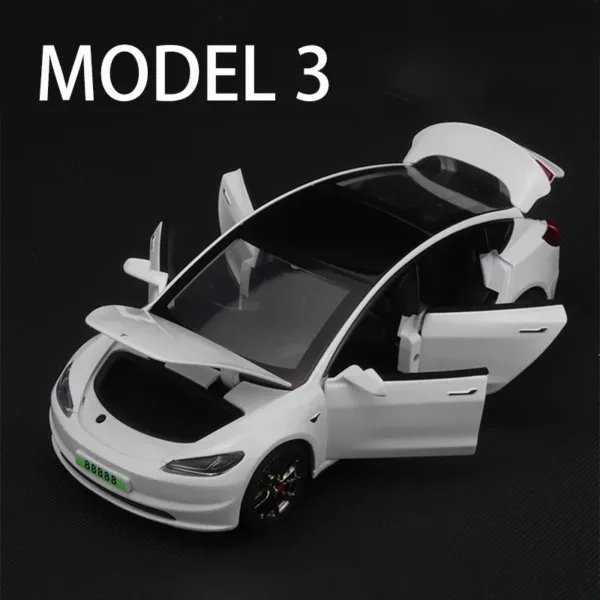 1:32 Tesla Model 3 Alloy Diecast Car Toy