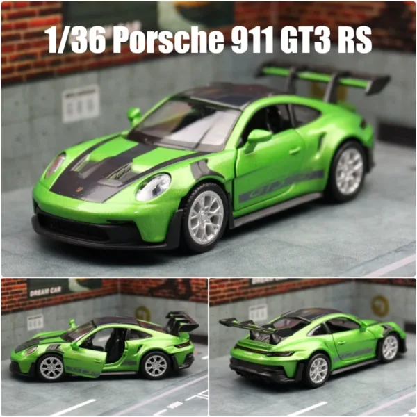 1/36 Porsche 911 GT3 RS Diecast Model Car - Image 20