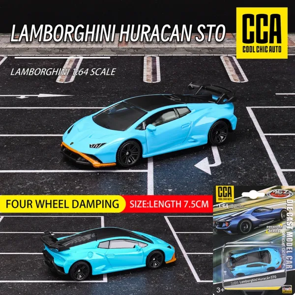 Lamborghini Huracan STO 1:64 Diecast Model Car