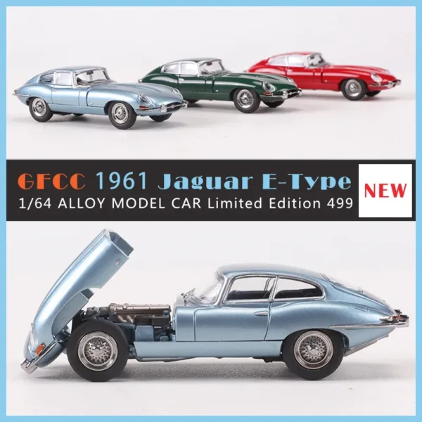 1961 Jaguar E-TYPE 1:64 Diecast Model Car - Image 2