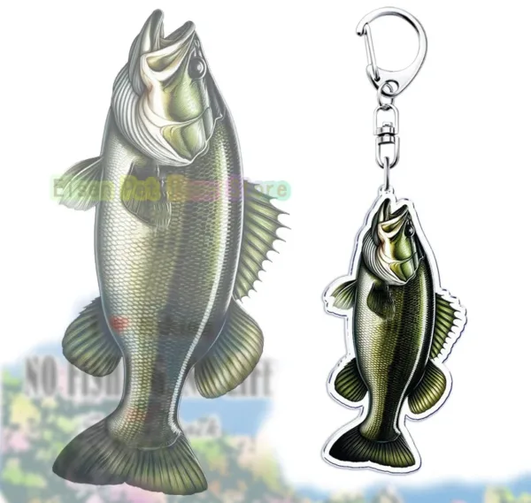 Fishing Man Keychain Pendant for Gifts - Image 23