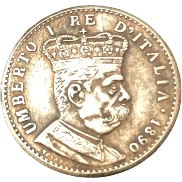 1890 Eritrea 1 Lira Coin Replica