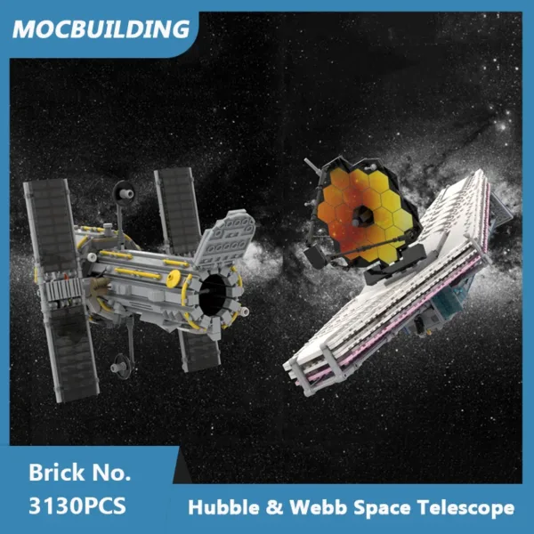 Hubble & James Webb Telescope Model 3130PCS