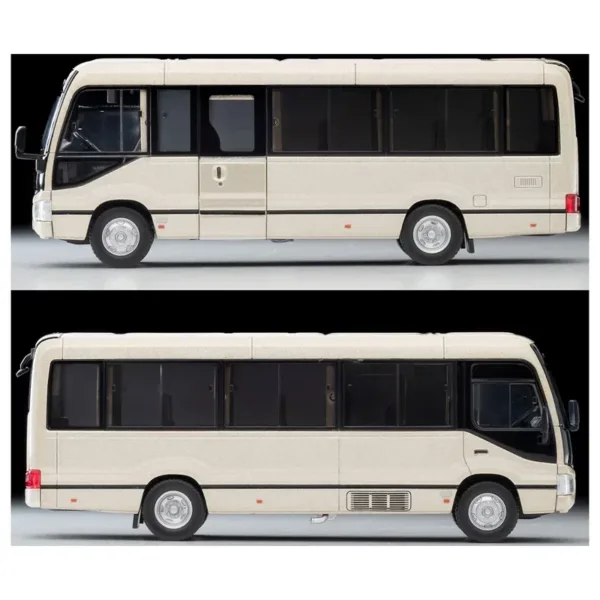 Toyota Coaster EX Beige 1/64 Diecast Model - Image 2