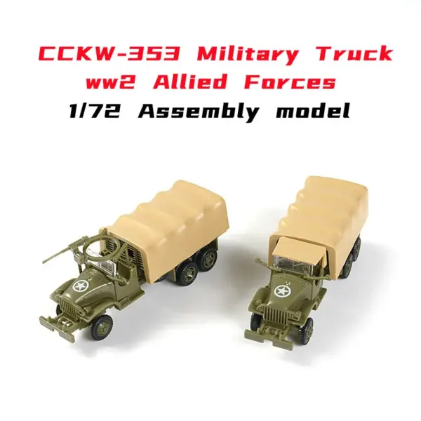 1/72 GMC Allied Forces Truck Model Kit