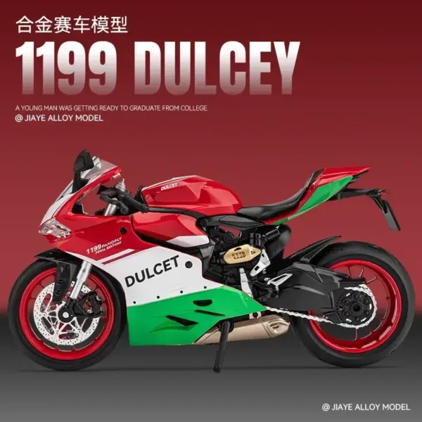 1:12 Scale Ducati 1199 Metal Motorcycle Model