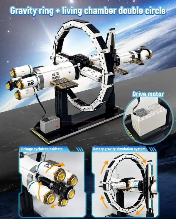 2221PCS Space Station Model Building Kit - Image 3