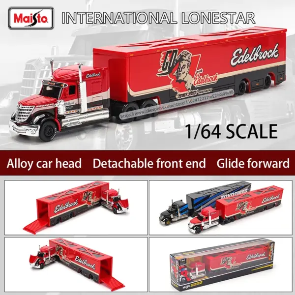 Maisto 1:64 Mack Anthem and BMW M3 Model - Image 11