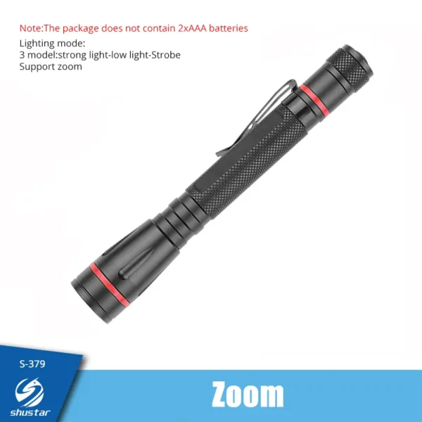 Portable Waterproof LED Flashlight with Clip - Image 8