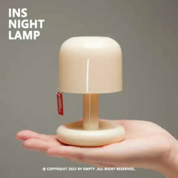 Mini USB Rechargeable Mushroom Night Lamp