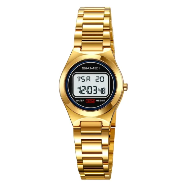 Women’s Digital Stainless Steel Luxury Watch - Image 9