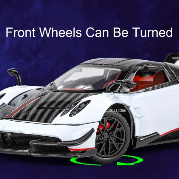 1:24 Pagani Huayra BC Diecast Car Model - Image 2