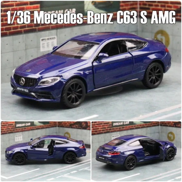 Mercedes-Benz C63 S AMG Toy Car Model - Image 9