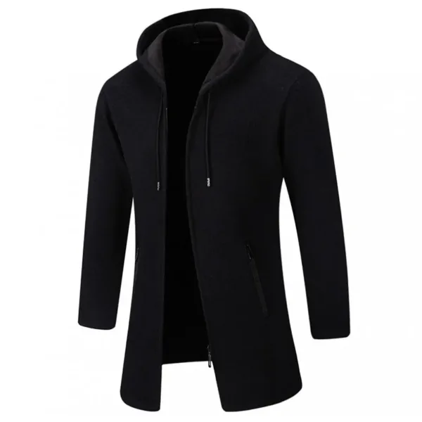 Men's Thick Hooded Coat for Autumn/Winter - Image 5