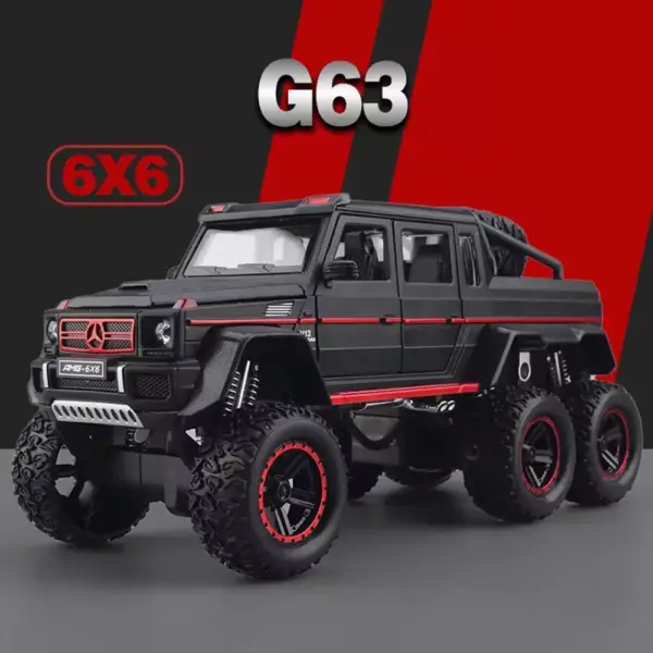 1:22 Scale G63 6x6 Diecast Off-road Model