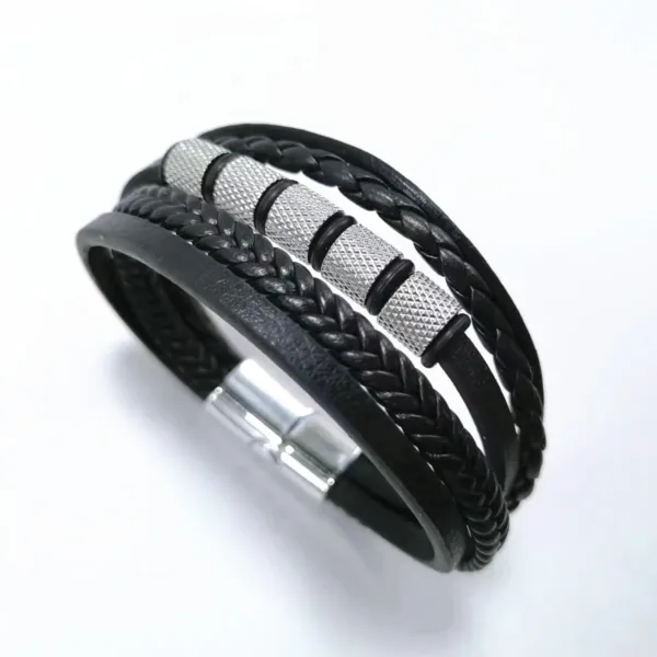 Punk Vintage Geometric Cuff Bracelet Unisex - Image 14