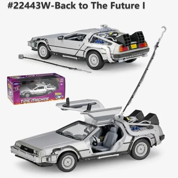 1:24 DMC-12 DeLorean Diecast Model Car - Image 11