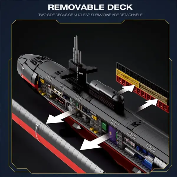 Los Angeles-class SSN Military Submarine Model - Image 4