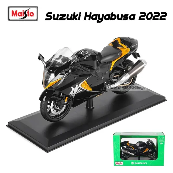 Maisto 1:12 Suzuki Hayabusa Motorcycle Model