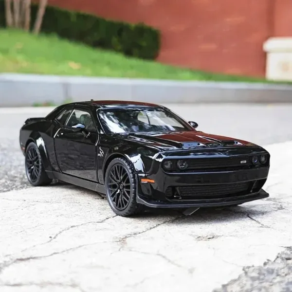 Dodge Challenger Helicat SRT Red Eye Diecast Car - Image 6