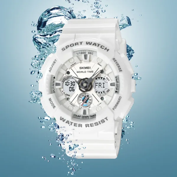 Dual Display Waterproof Sport Watch for Men - Image 2