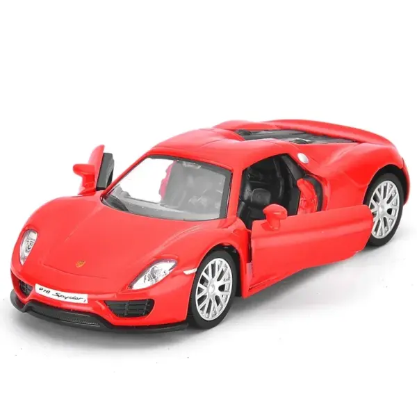 MaKeda Metal Porsche 918 Toy Car Model - Image 4