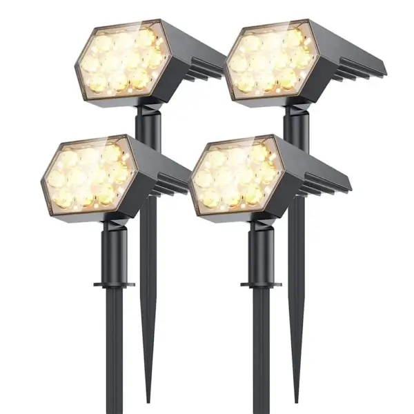 92 LED Waterproof Solar Spot Lights Outdoor