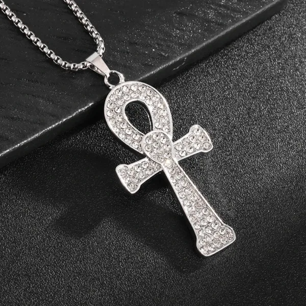 Eye of Horus Cross Pendant Necklace - Image 8