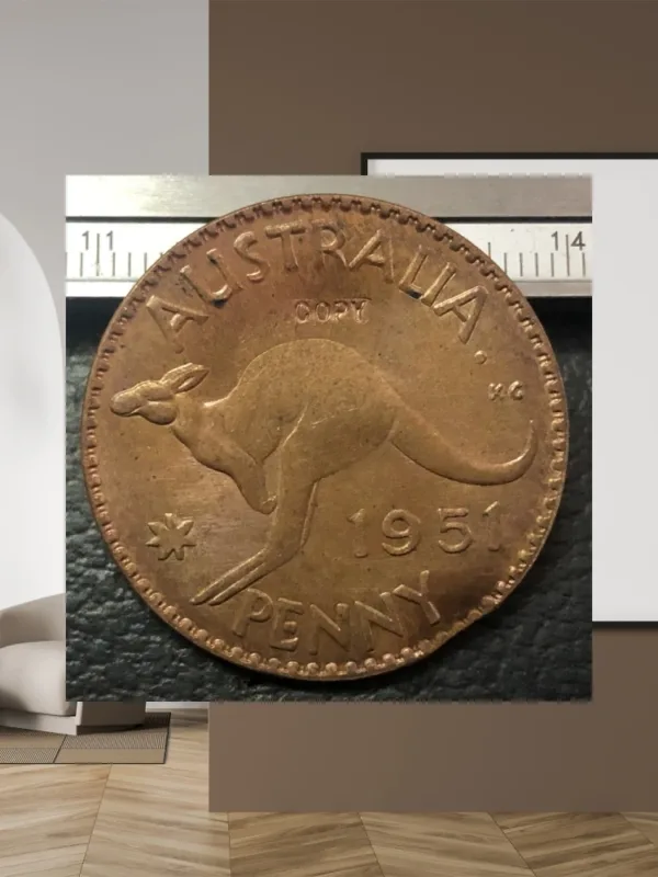 Antique Replica Australia 1 Penny Coin - Image 2