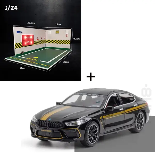 1:24 M8 MH8-800 Diecast Car Toy Model - Image 13