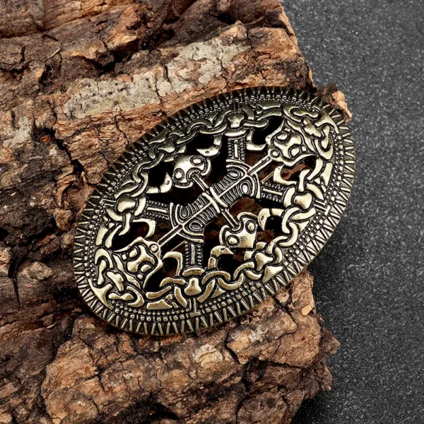 Norse Shield Brooch for Men and Women - Image 14