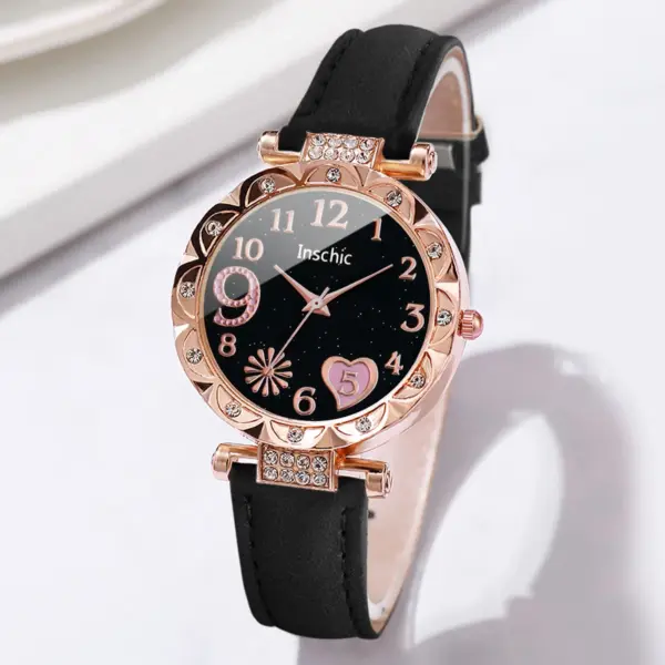 4PCS Women's Watches and Bracelet Set - Image 4