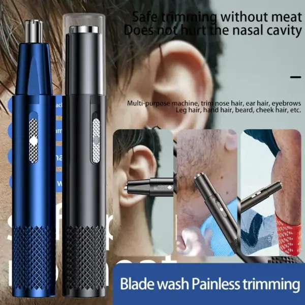 USB Rechargeable Portable Mini Nose Hair Trimmer - Image 3