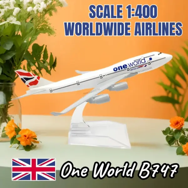 1:400 Diecast Concorde Aircraft Model Toy - Image 33