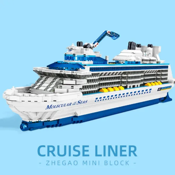 2428PCS Cruise Ship Building Blocks Set - Image 2