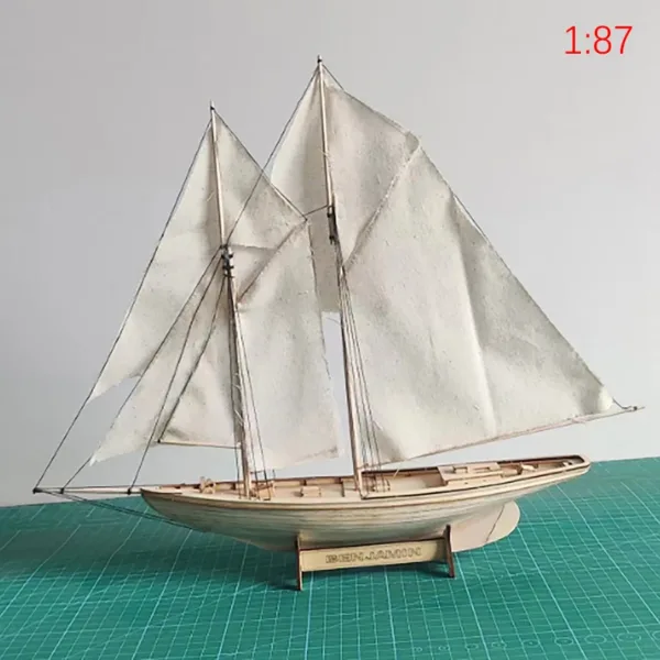 1:87 Wooden Sailing Ship DIY Model Kit