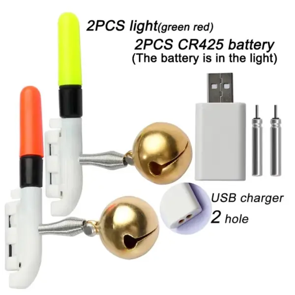 LED Fishing Light Stick with Fish Bite Alarm - Image 4