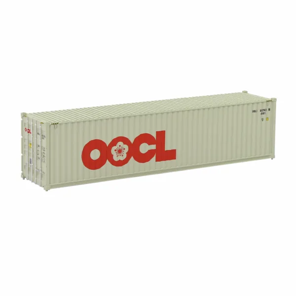 HO Scale 1:87 OOCL Shipping Container Model