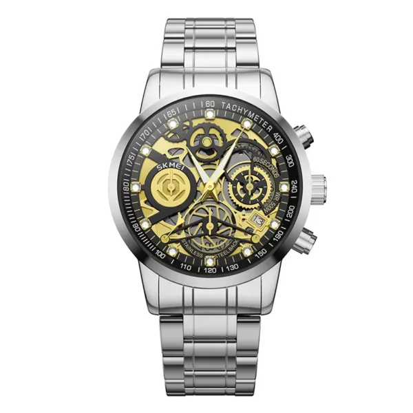 Luxury Stainless Steel Quartz Chronograph Watch - Image 7