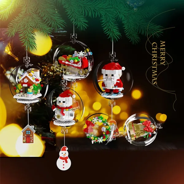 Christmas Mini Building Blocks Decoration Set - Image 3