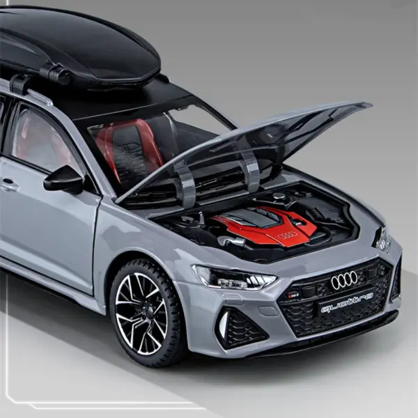 1/24 Audi RS6 Diecast Alloy Car Model - Image 4