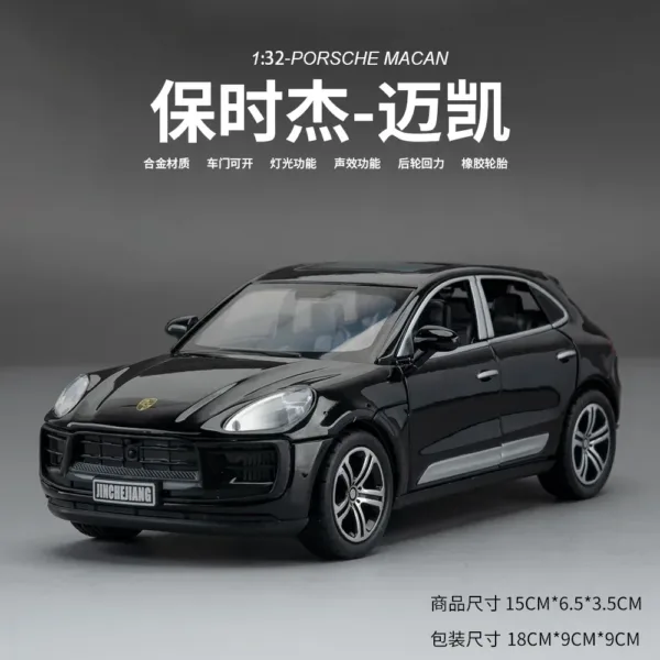 1:32 Porsche Macan T Diecast Model Car - Image 6