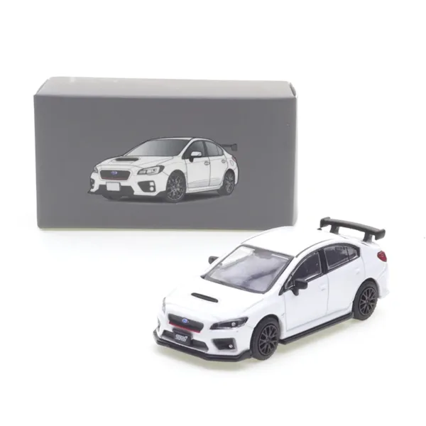 Subaru WRX STI Blue 1:64 Diecast Model - Image 9