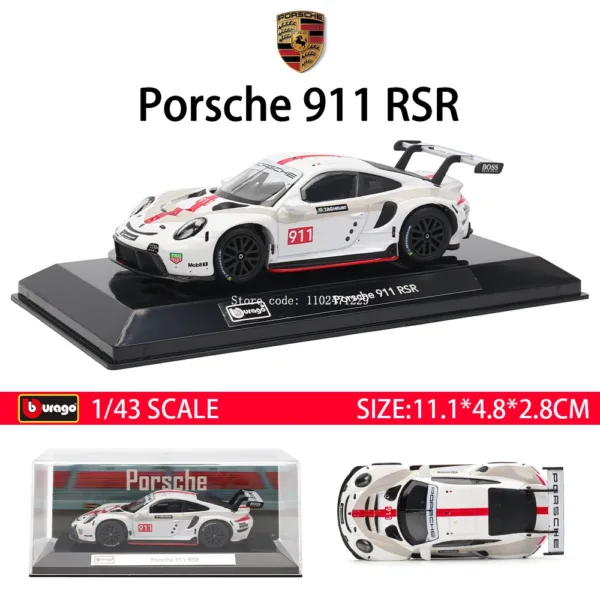 Bburago 1:43 Scale Diecast Car Collection - Image 13