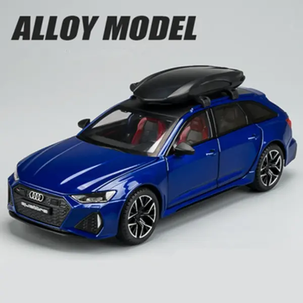 1/24 Audi RS6 Avant Alloy Racing Car Model - Image 9