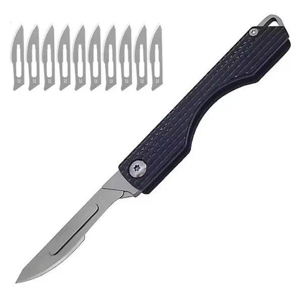 Folding EDC Knife with Stainless Steel Blade - Image 7